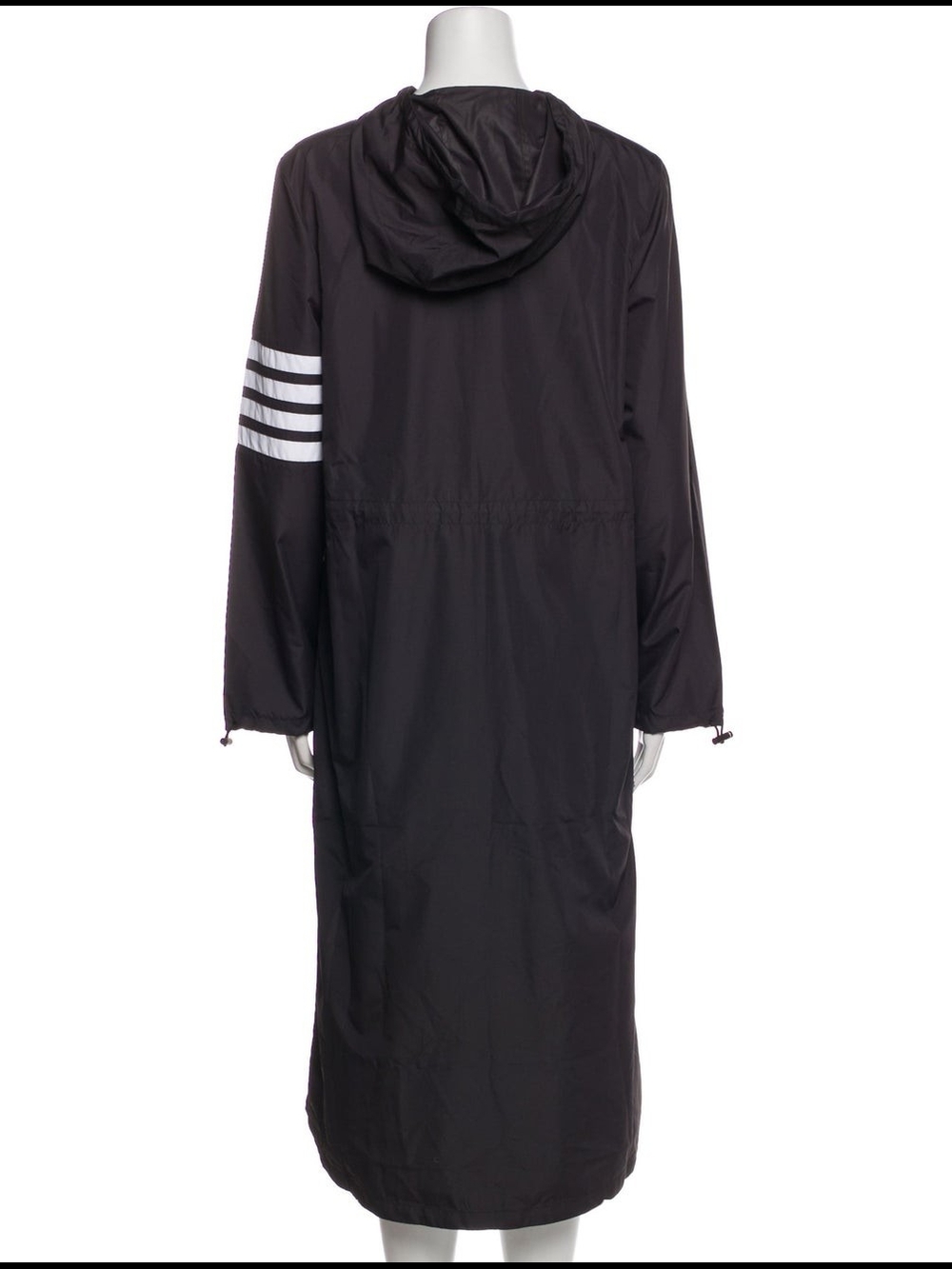 Thom Browne Black Hooded Windbreaker - Picture 3 of 9